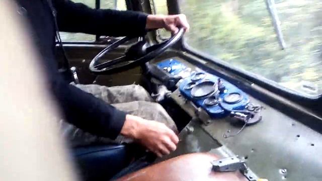 Перенесенный рычаг КПП ГАЗ66 на ходу смотреть онлайн