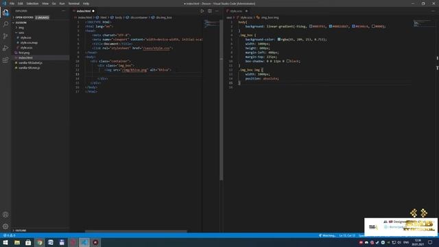 How to create animation image in HTML and CSS,SASS,SCSS!!!!!Как создат анимированную картинку смотреть онлайн