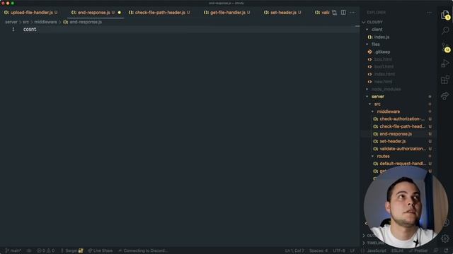 Middleware-based архитектура на уровне кода на примере Node.js смотреть онлайн