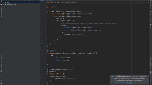 Android studio layout activity main xml fixed in new version flamingo. смотреть онлайн