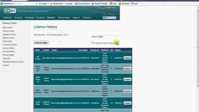 renewing an existing clients ESET AV Licence смотреть онлайн