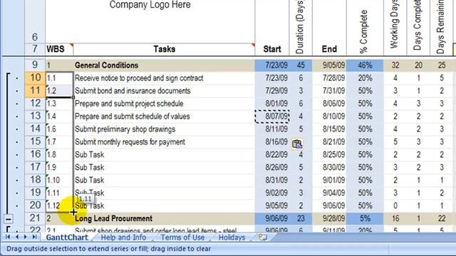 Adding and Deleting rows in schedule built with Excel смотреть онлайн