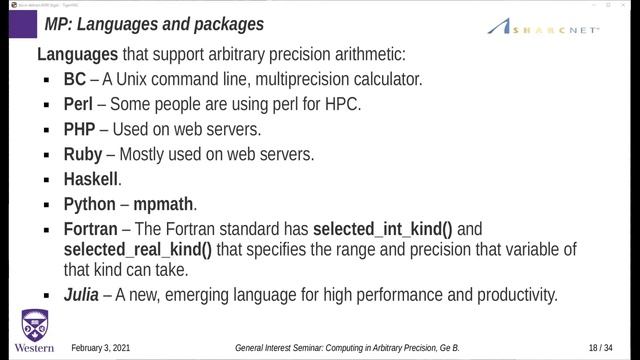 Computing in arbitrary precision смотреть онлайн