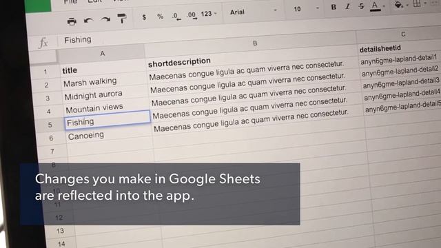 Make a dynamic mobile app using Google Sheets and Neonto смотреть онлайн