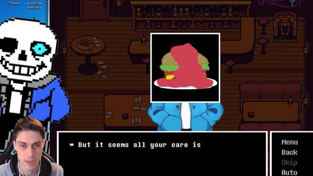 САНС - ПЕPДУН ? - Undertale: Dating Start! #2 смотреть онлайн