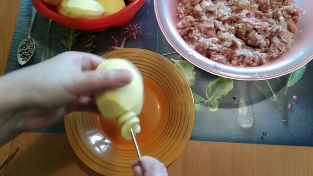 Фаршированная картошка#кулинариядляначинающих#быстроивкусно#готовитьлегко#фаршированнаякартошка#