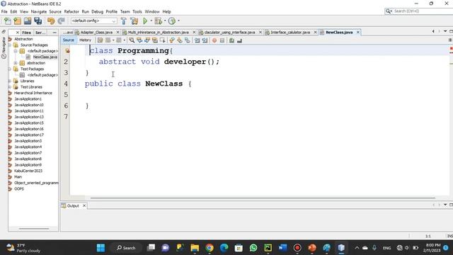 22. Abstraction in java (Part two) abstract method and abstract class смотреть онлайн