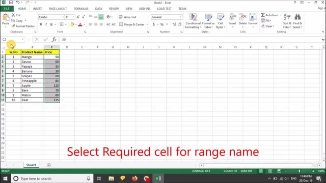 Name a Range of Cells in Excel | How to Create Named Ranges to Use in Excel Formulas смотреть онлайн
