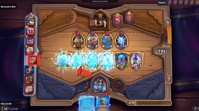 Casual Turn 8 Naga Board | Hearthstone Battlegrounds funny moments №259 смотреть онлайн