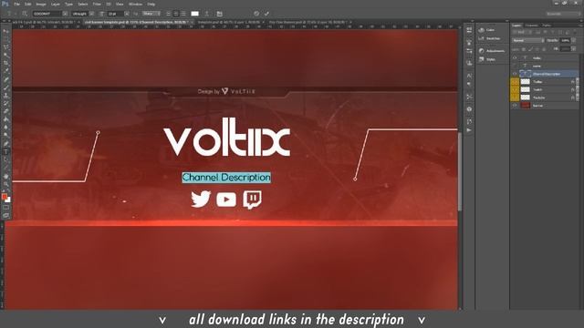 Call Of Duty Banner Template / Channel Design For Photoshop