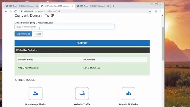 How to find the IP Address of any domain using Web SEO Tricks смотреть онлайн
