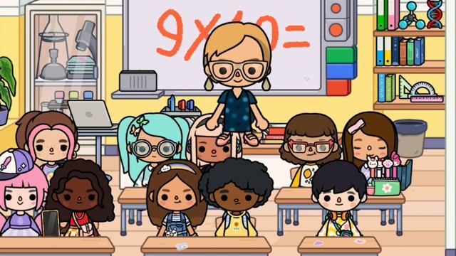 ? Мой день в школе ? | Toca Boca | ♡ Вероника Клубника ? смотреть онлайн