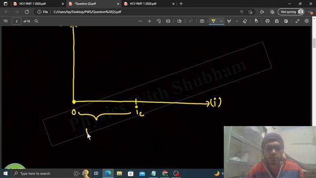 Light is incident from glass (μ = 1.5) to air. Sketch the variation of the angle of deviation δ wit смотреть онлайн