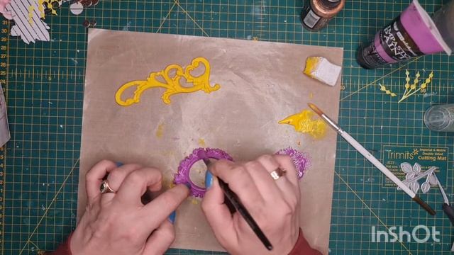 Процесс создания открытки в технике миксмедиа / MIXEDMEDIA CARD TUTORIAL смотреть онлайн