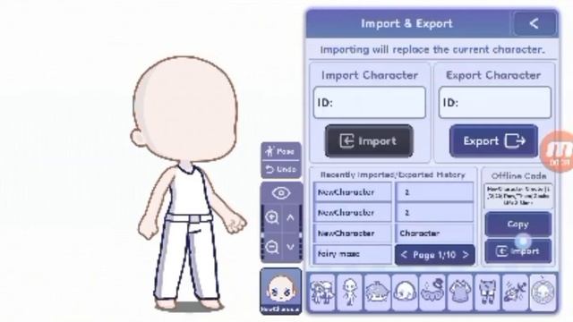 как импортировать персонажа в гачя лайф 2 ??