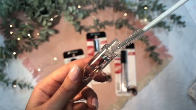 Обзор укрепляющей туши и прозрачного геля для бровей и ресниц 6019 6020