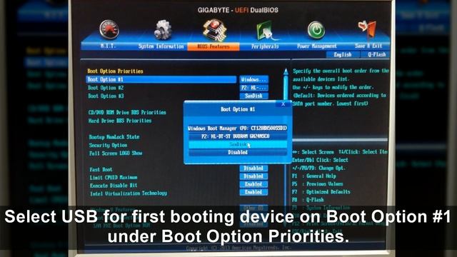 USB Booting on GIGABYTE Mainboard смотреть онлайн