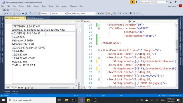 WPF CultureInfo ConverterCulture | Converting Date Time смотреть онлайн