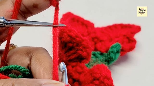 🌹मंदिर के लिए गुलाब फूल, How To Make Rose Flower, Flower Door Hanging, Crochet Woolen Rose Flower