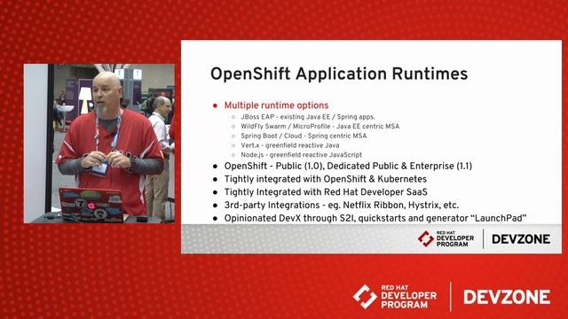 Quick tour of JBoss #CloudNative Java App Dev Options, by Rich Naszcyniec смотреть онлайн