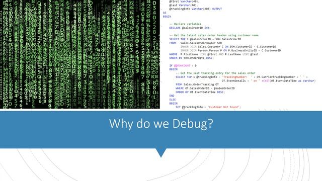Debuging Stored Procedures What is Debugging | Essential SQL смотреть онлайн