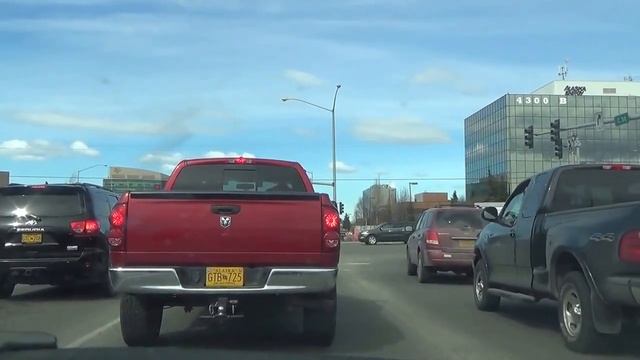 #234 США Аляска Анкоридж Дорога от дома на машине Первое видео за рулем смотреть онлайн