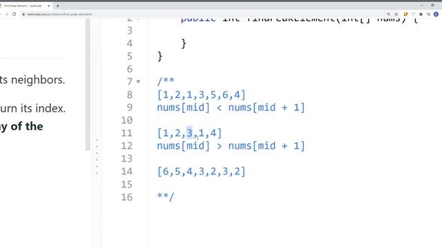 [Java] Leetcode 162. Find Peak Element [Binary Search #4] смотреть онлайн