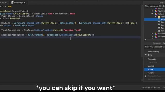 How to make a randomly generated rooms/maze system | roblox studio tutorial [read des] смотреть онлайн