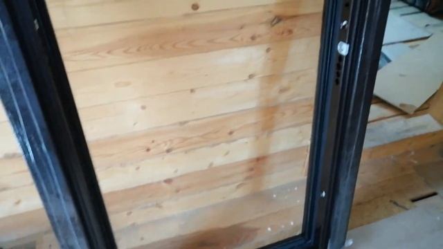 Обзор двери Изотерма 11см с терморазрывом смотреть онлайн