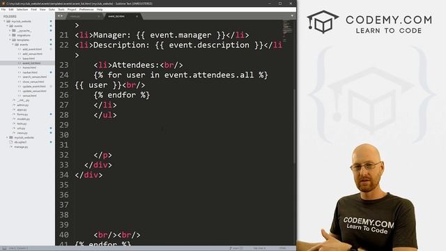 Create An Update Events Page - Django Wednesdays #12 смотреть онлайн
