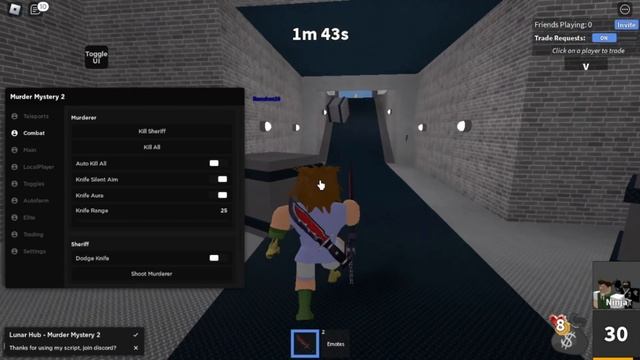 [UPDATED] Murder Mystery 2 / MM2 Script GUI Hack | Auto Farm XP & Coins | Kill All | *PASTEBIN 2023 смотреть онлайн