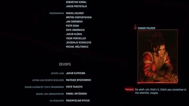 CYBERpunk2077 Ending Credits😔 смотреть онлайн