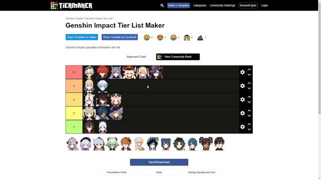 Pre 1.2 Tier List! | Genshin Impact смотреть онлайн