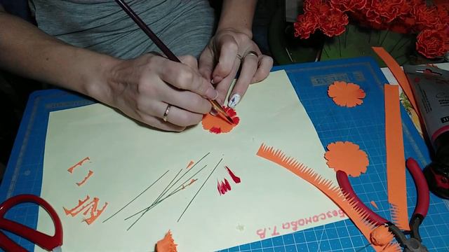 Чернобрывцы из фоамирана(цветок) смотреть онлайн