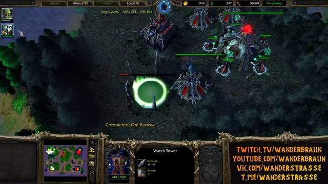 Syde (UD) vs Bizzare (ORC). ОРДА против ЗИККУРАТ пуша. Cast #48 [Warcraft 3] смотреть онлайн
