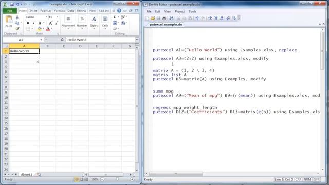 Saving Stata® estimation results to Excel смотреть онлайн