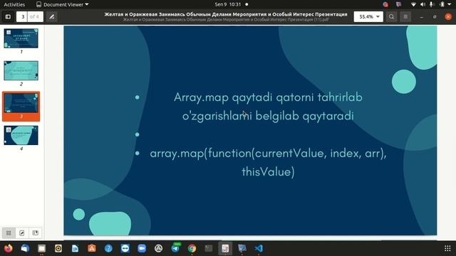 JavaScript | JavaScript Darslari | Suhrob Abduaxatov | ForEach() and Map смотреть онлайн