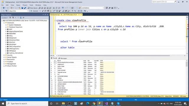 MS Sql Server View in Hindi смотреть онлайн