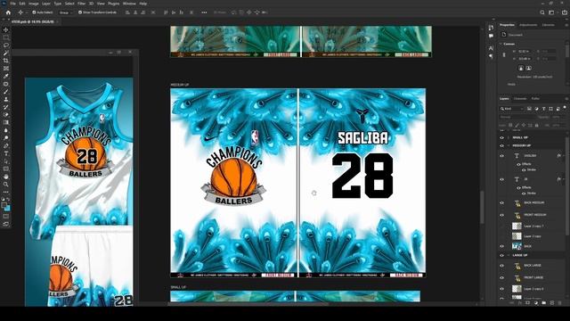 FULL SUBLIMATION JERSEY UPPER SIZING | PHOTOSHOP 2022 смотреть онлайн