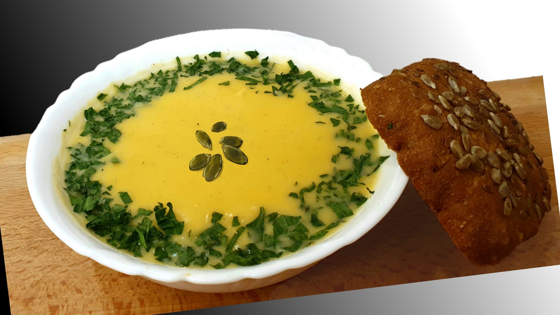 Тыквенный суп со сливочным сыром смотреть онлайн