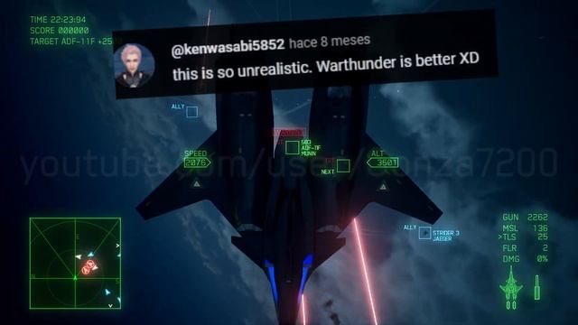 "Ace Combat sucks, it's so uNrEaLiStIc" смотреть онлайн