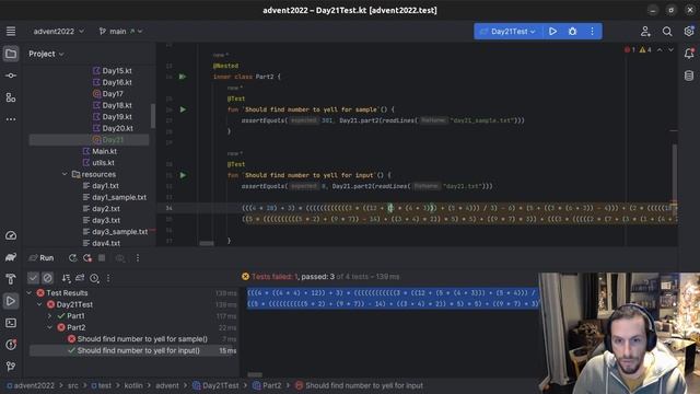 Advent of code 2022 day 21: Monkey Math смотреть онлайн
