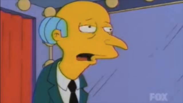 Waylon Smithers frightened by strippers смотреть онлайн