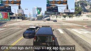 GTX 1060 6gb vs RX 480 8gb тесты в 10 играх