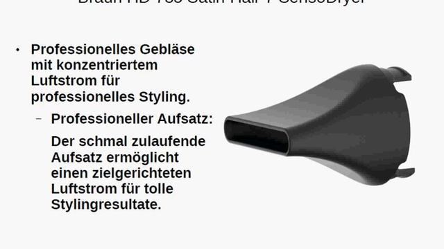 Haar Trocknen Wie Beim Friseur - Mit Dem  Braun HD 785 Satin Hair 7 SensoDryer