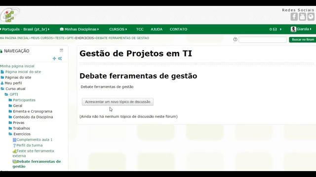Como criar Fórum no moodle смотреть онлайн