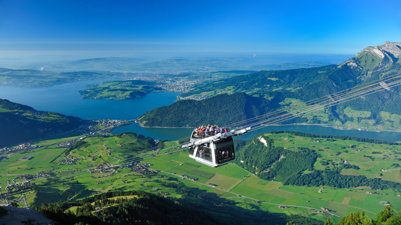 Поездка на канатной дороге на Цугшпитце и захватывающий закат с самой высокой горы Германии!