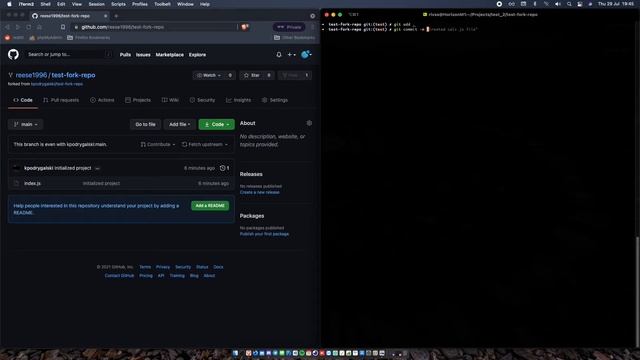 Compare & Pull Request смотреть онлайн