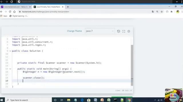 26:Java Primality Test || Hackerrank java solutions. смотреть онлайн