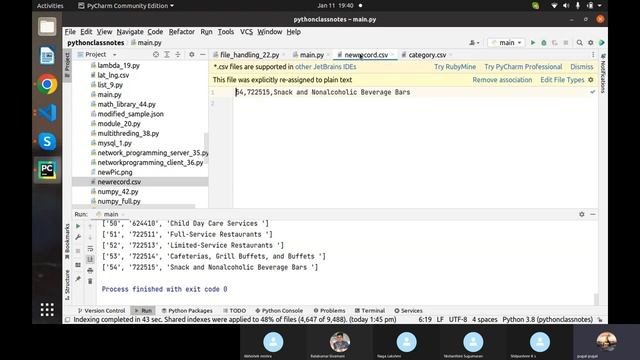 CSV files reading in python смотреть онлайн